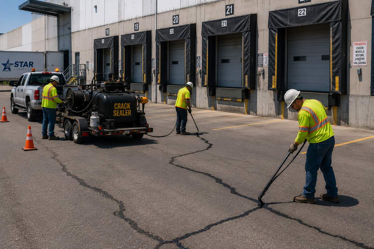 Best Practices for Managing Asphalt Repairs in Large Industrial Parks