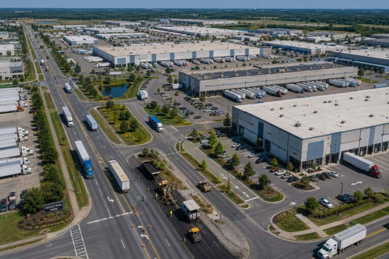 Best Practices for Managing Asphalt Repairs in Large Industrial Parks