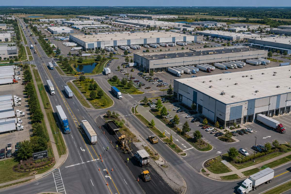 Best Practices for Managing Asphalt Repairs in Large Industrial Parks