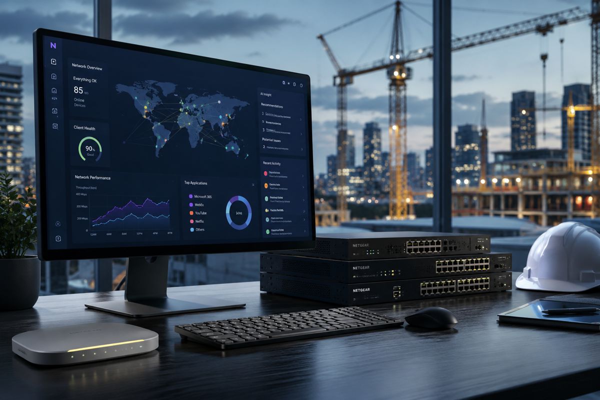NETGEAR Takes On Cisco and Extreme With AI Network Management for SMEs