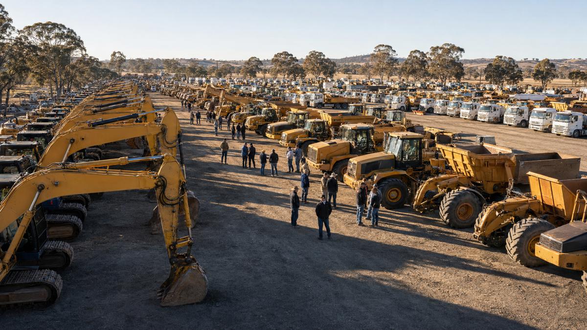 Australia’s AU$100 Million Equipment Auction Signals Deeper Market Liquidity