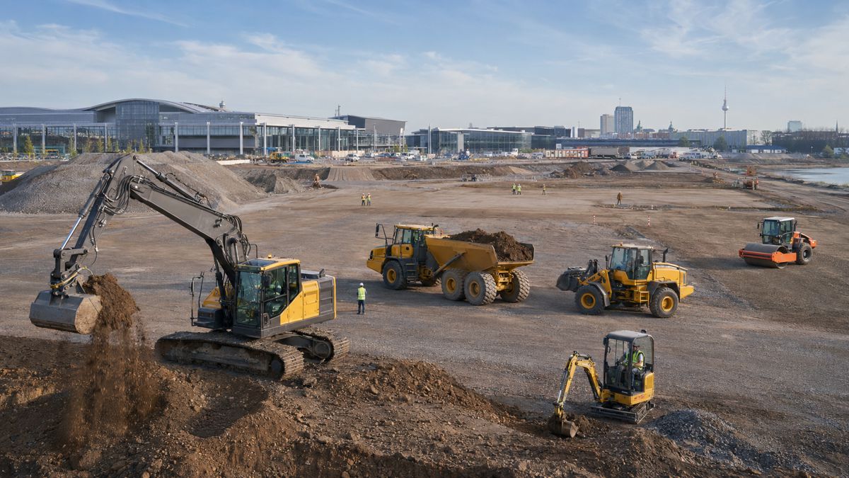 Volvo, Komatsu and Liebherr Anchor INTERMAT 2027 as Electric Turns Commercial