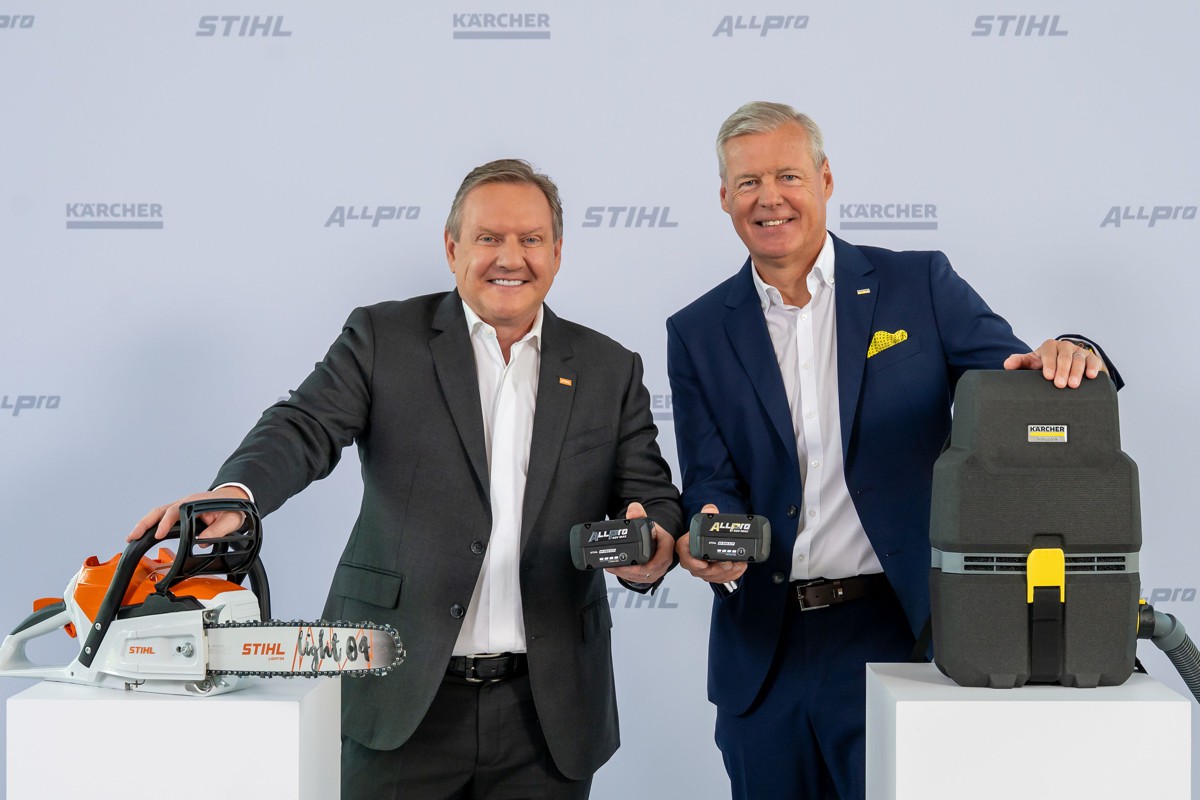 Kärcher and STIHL Forge a Shared Battery Standard for Professional Equipment