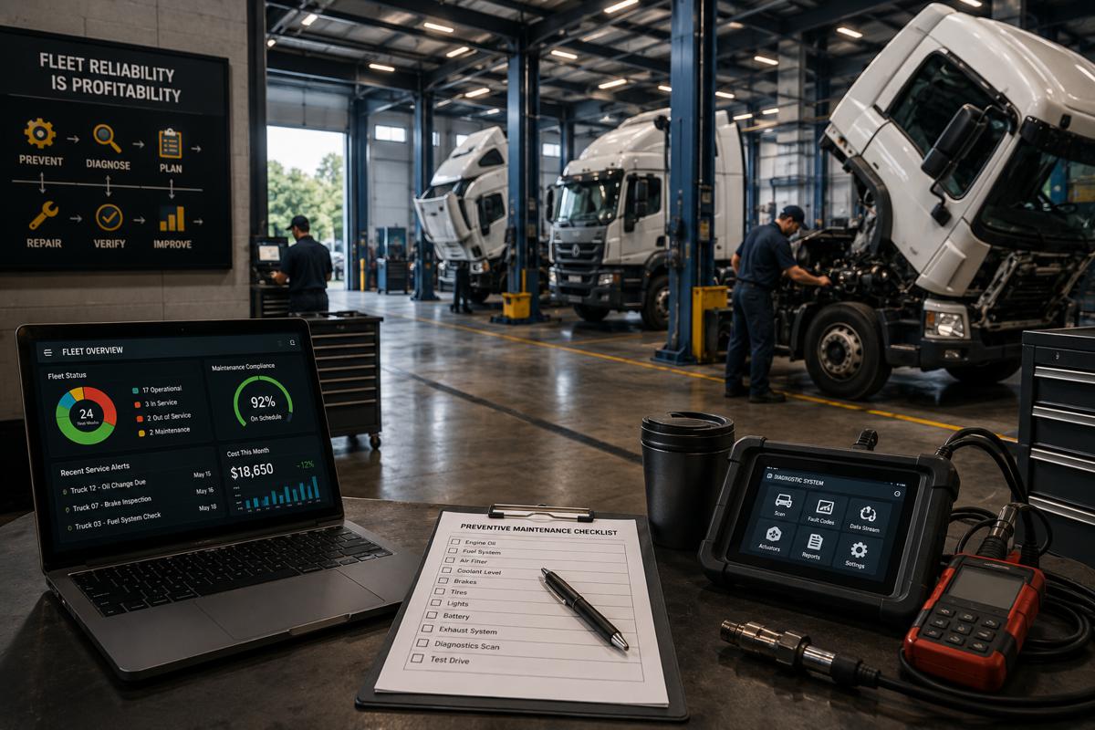 A Fleet Without Downtime: The Method That Turns Repairs into a Managed Process