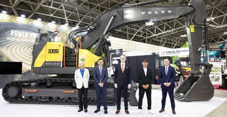Volvo Targets Japan’s Urban Construction Boom with a Smarter Compact Excavator