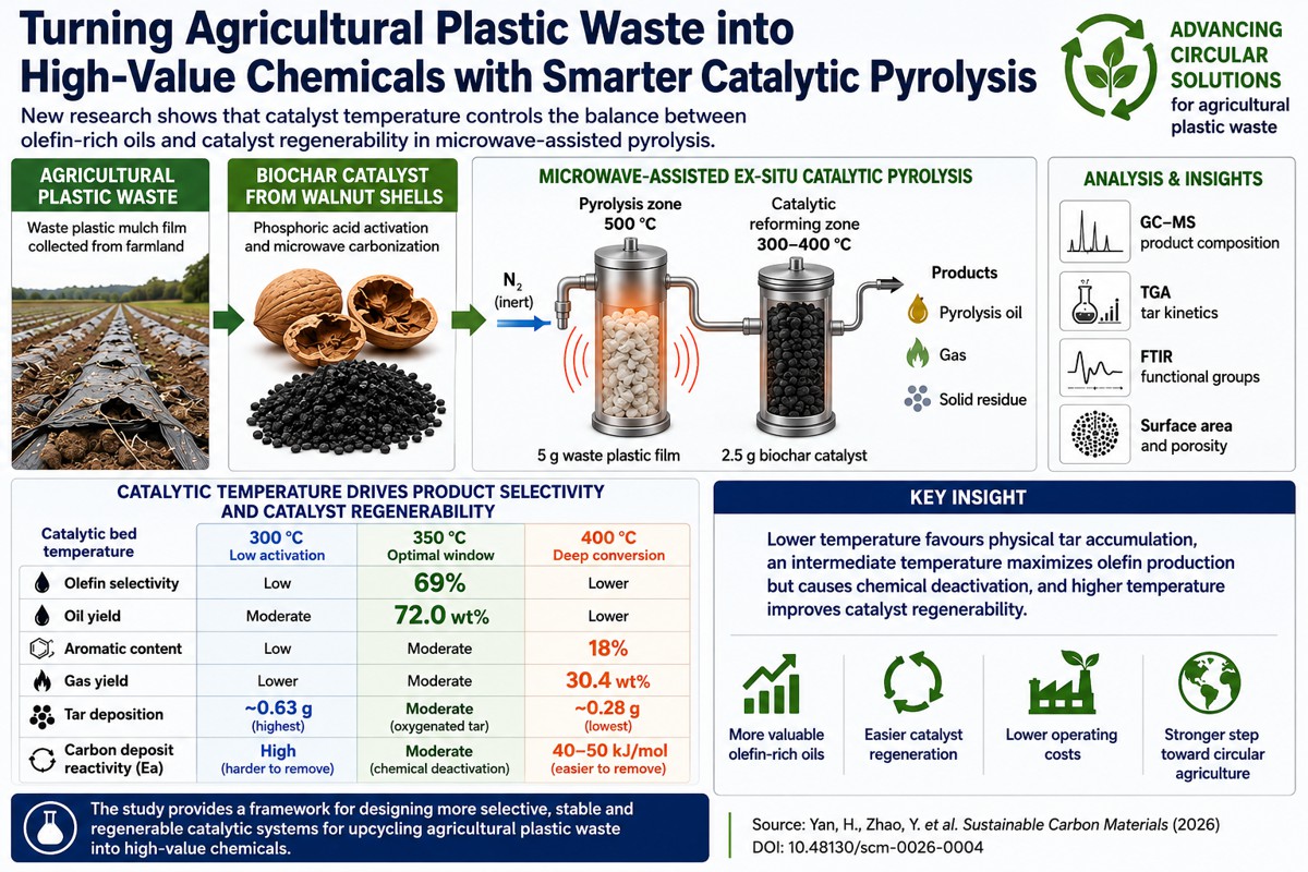 Walnut Shell Catalyst Reframes Recycling Plastic into Chemicals