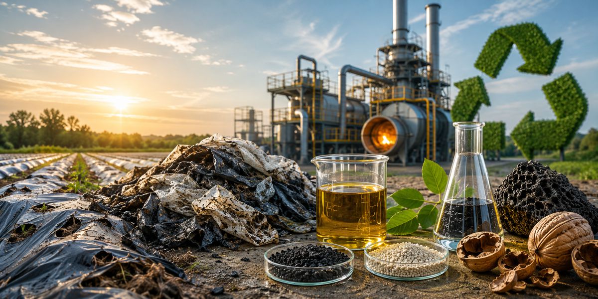 Walnut Shell Catalyst Reframes Recycling Plastic into Chemicals