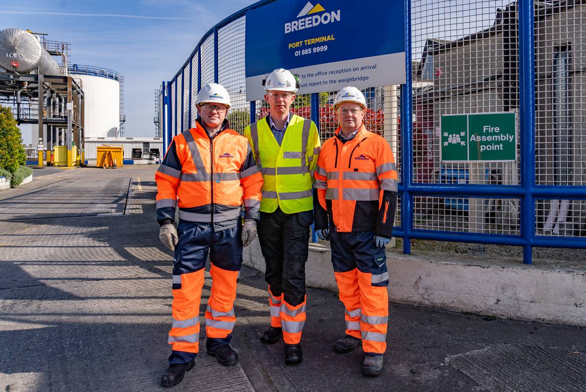 Breedon Rewires their Dublin Bitumen Terminal for a Lower-Carbon Gas Grid
