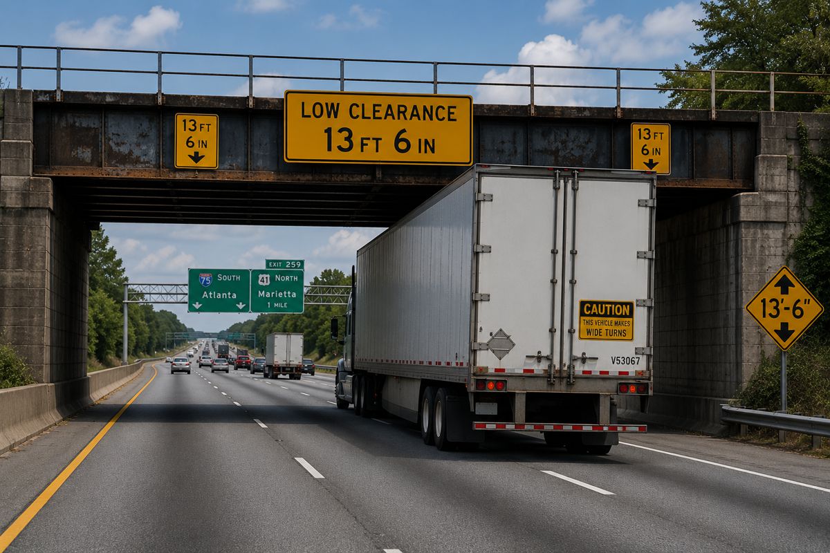 Low Bridge Alerts and Weight Limit Routing: What CDL Drivers Need in a GPS App