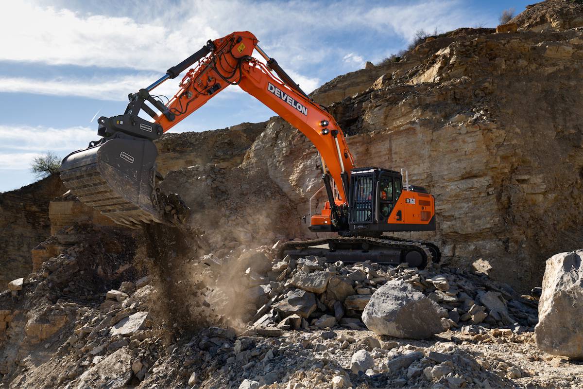 Develon to Spotlight AI Safety and Series 9 Heavy Excavators at steinexpo 2026