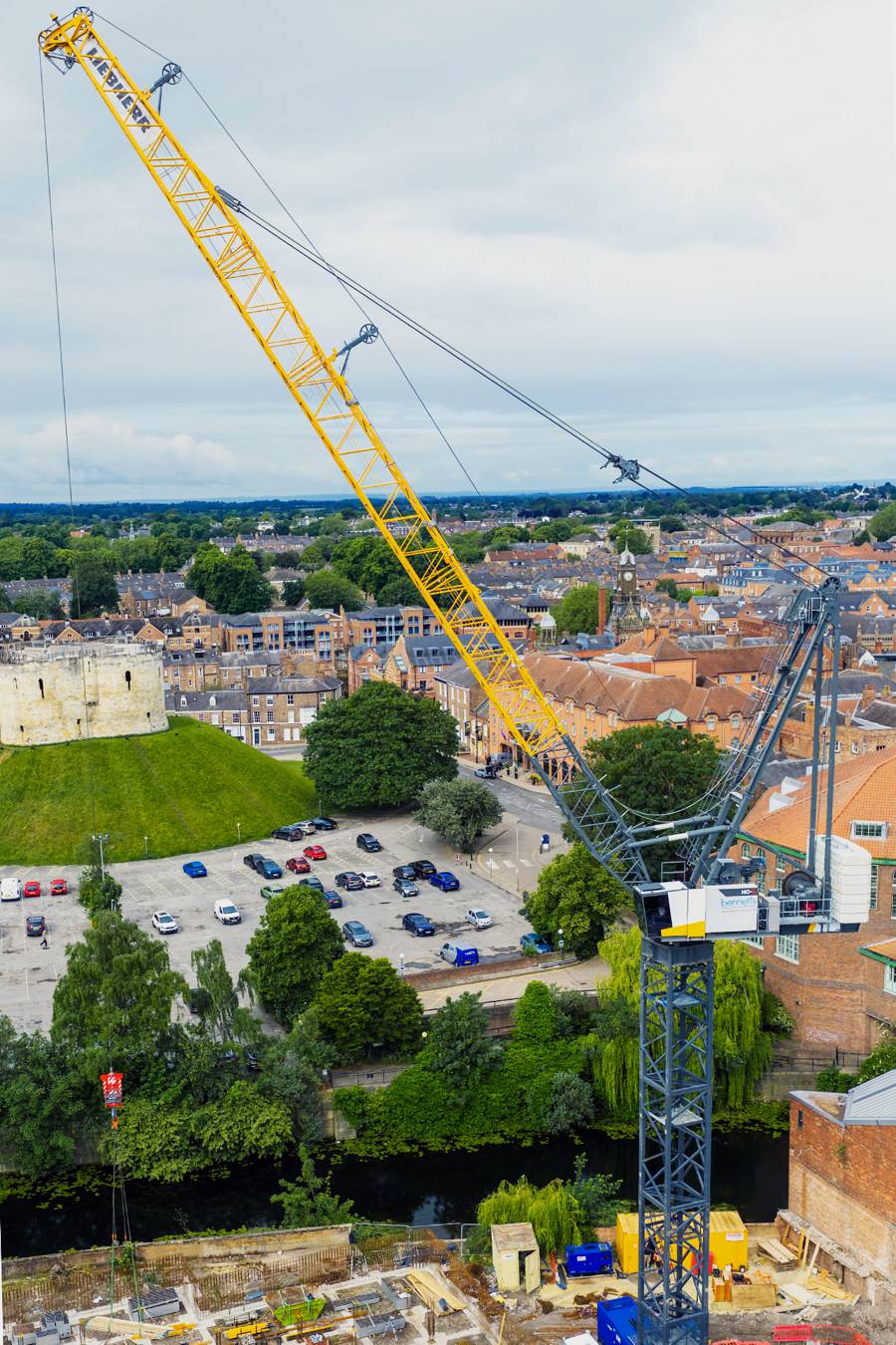Britain's First Liebherr 620 HC-L Goes to Work Inside York's City Walls