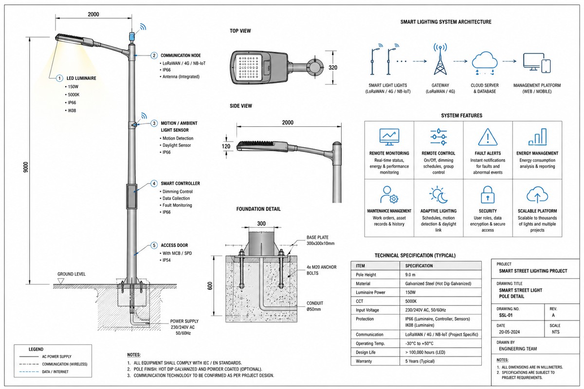How Smart Street Lighting Supports Safer and More Efficient Road Infrastructure