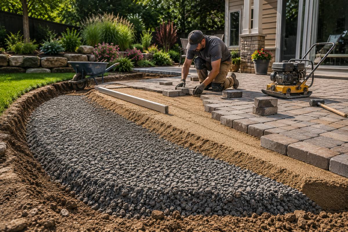 How Deep Should you Compact Soil Before Laying Pavers?