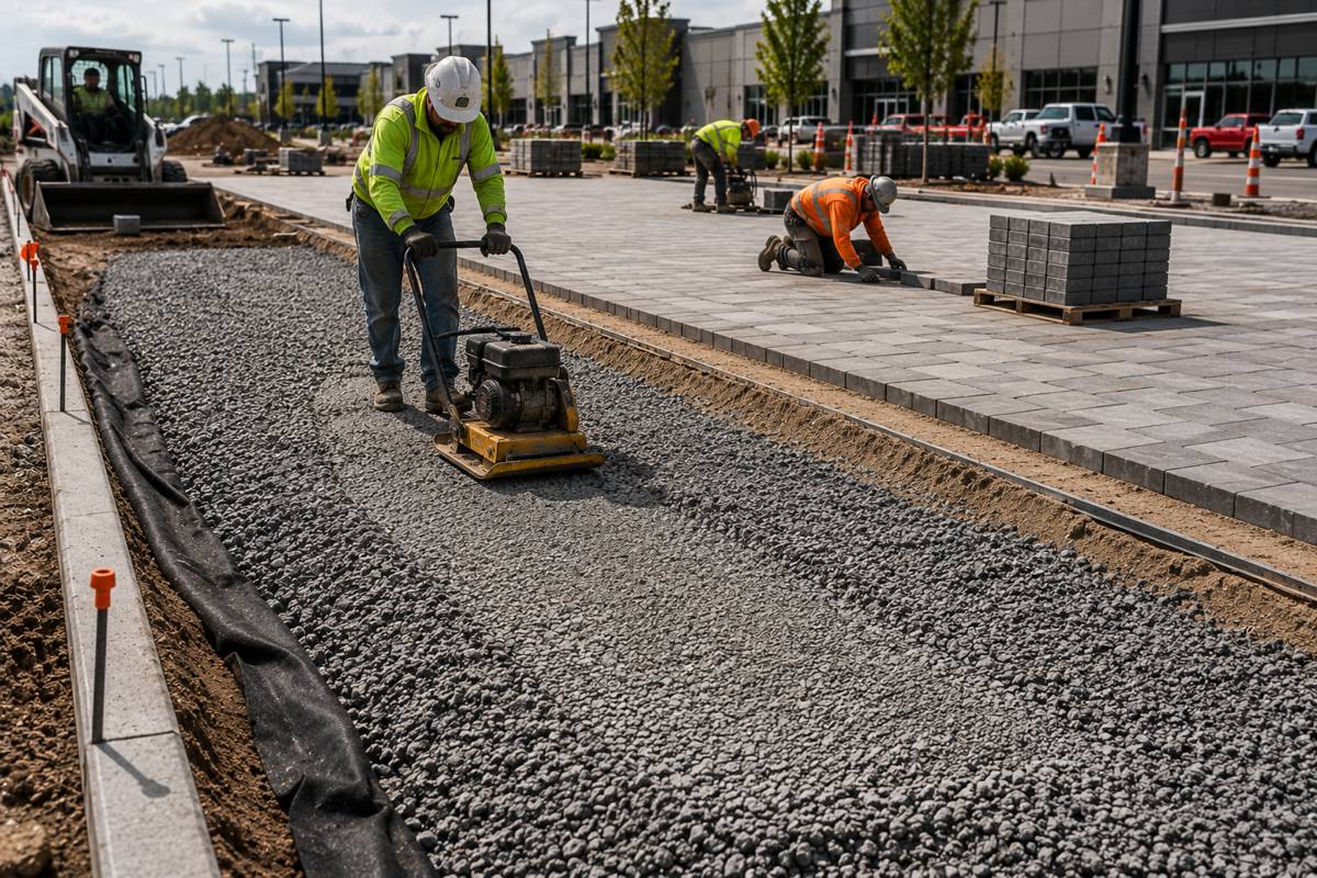 How Deep Should you Compact Soil Before Laying Pavers?