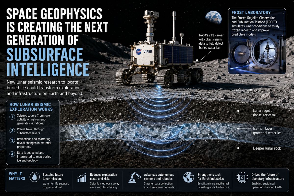 Hunting for Lunar Ice is Sharpening the Tools That Map Earth's Subsurface
