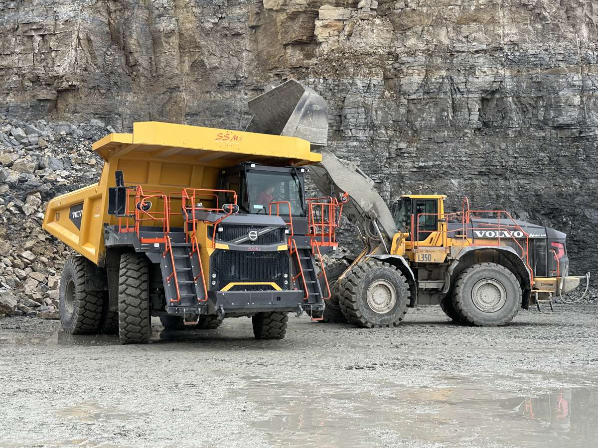 Volvo R70 Rigid Hauler Makes European Debut at Bettenfeld Quarry