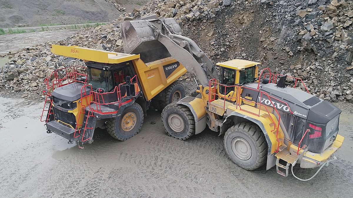 Volvo R70 Rigid Hauler Makes European Debut at Bettenfeld Quarry