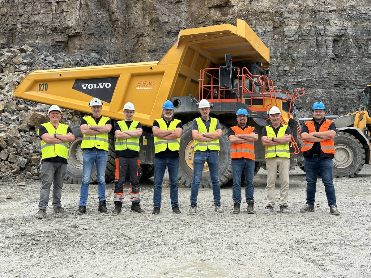 Volvo R70 Rigid Hauler Makes European Debut at Bettenfeld Quarry
