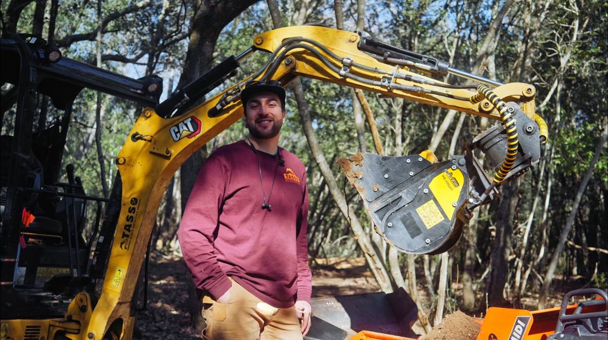 Mountain Bike Trail Building Turns to On-Site Material Processing