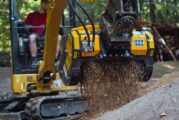 Mountain Bike Trail Building Turns to On-Site Material Processing