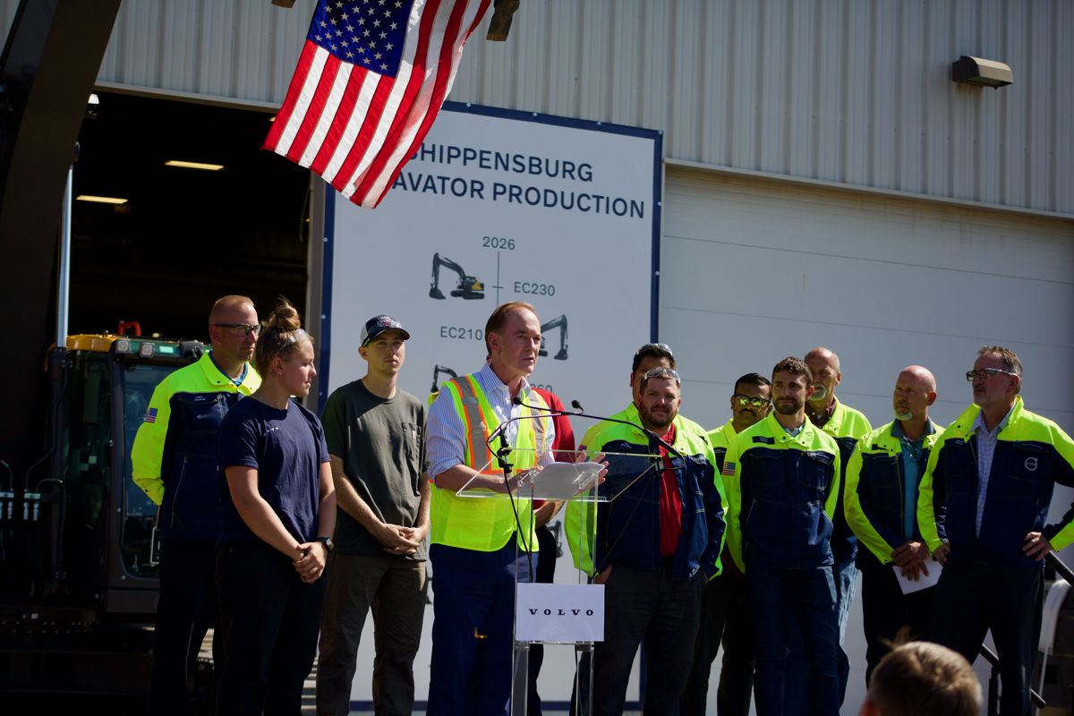 First USA Built Volvo Excavators Signal a Shift Towards Regional Manufacturing
