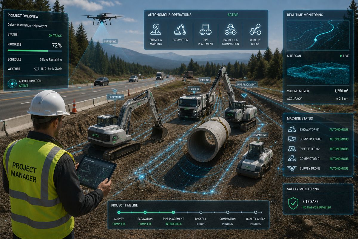 The Autonomous Construction Company