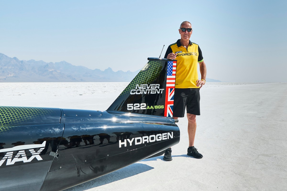 JCB Hydromax Sets 368mph Record Ahead of FIA Hydrogen World Record Bid