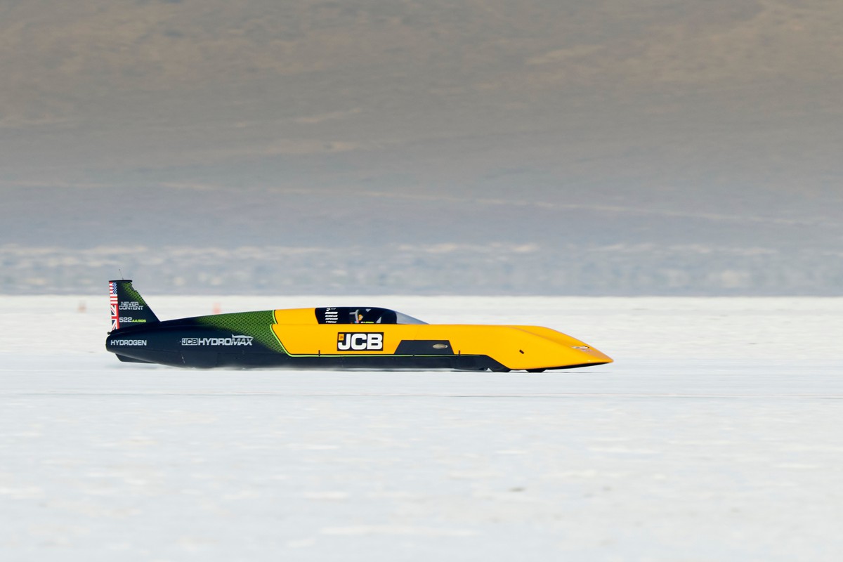 JCB Hydromax Sets 368mph Record Ahead of FIA Hydrogen World Record Bid