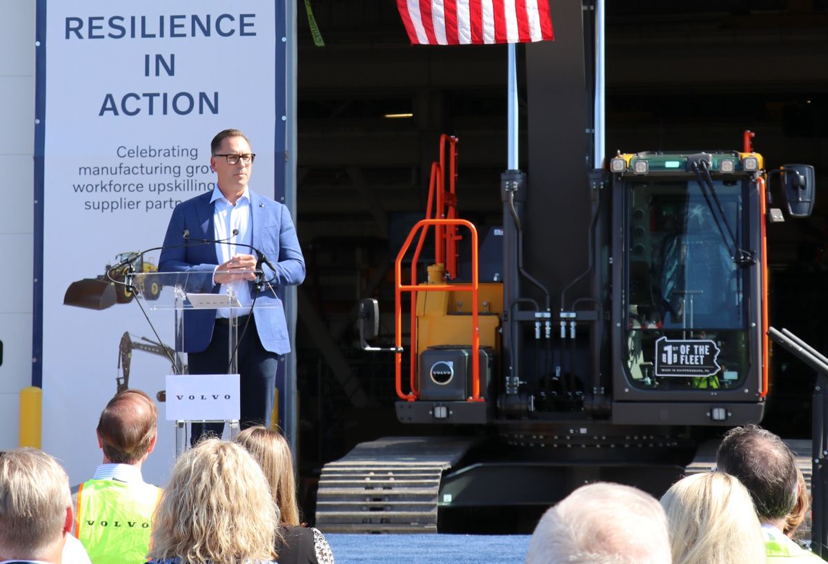 First USA Built Volvo Excavators Signal a Shift Towards Regional Manufacturing