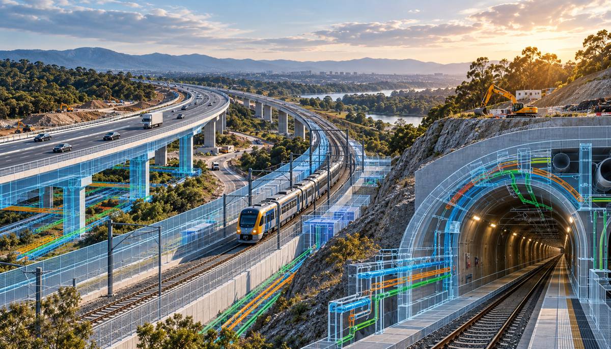Coordinating BIM Across Corridors: Managing Interfaces on Roads, Rail and Tunnels