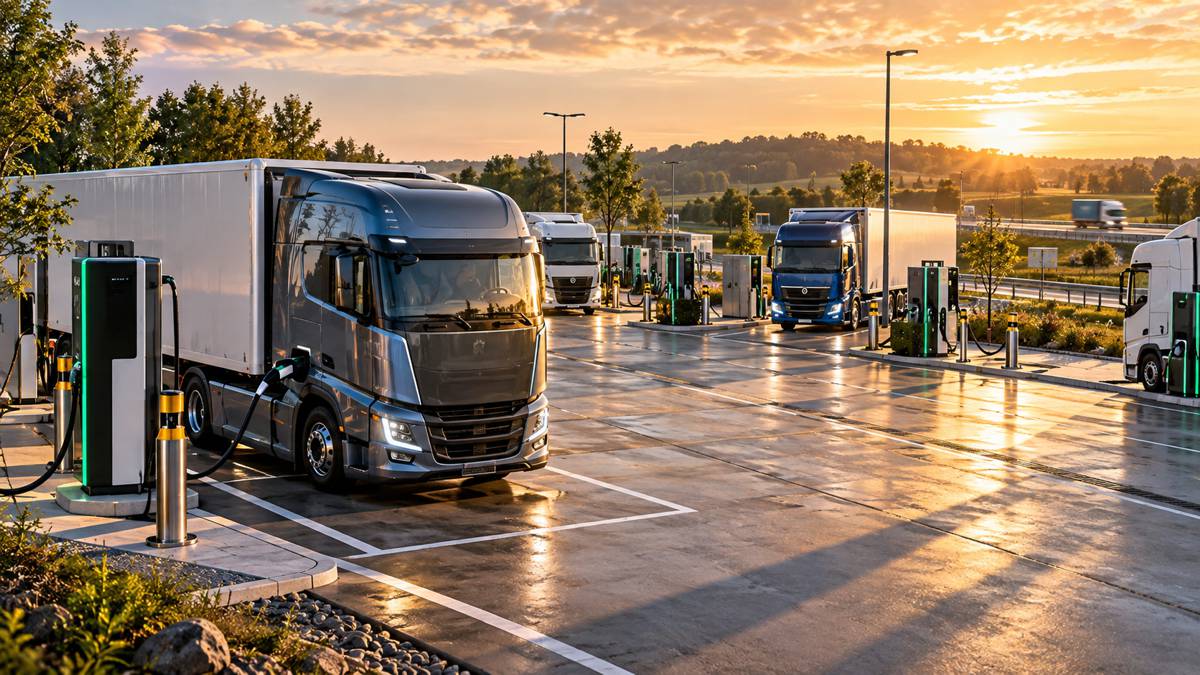 STRABAG Takes on 25 Sites in Germany’s Electric Truck Charging Network