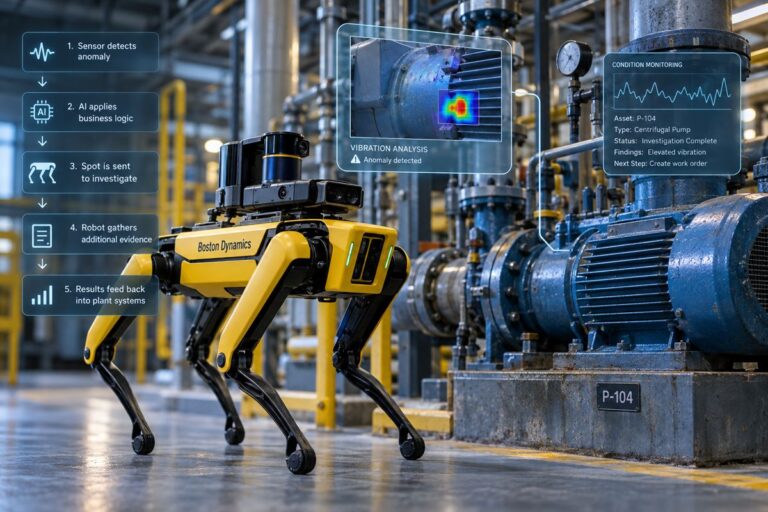When Industrial AI Can Send a Robot to Investigate