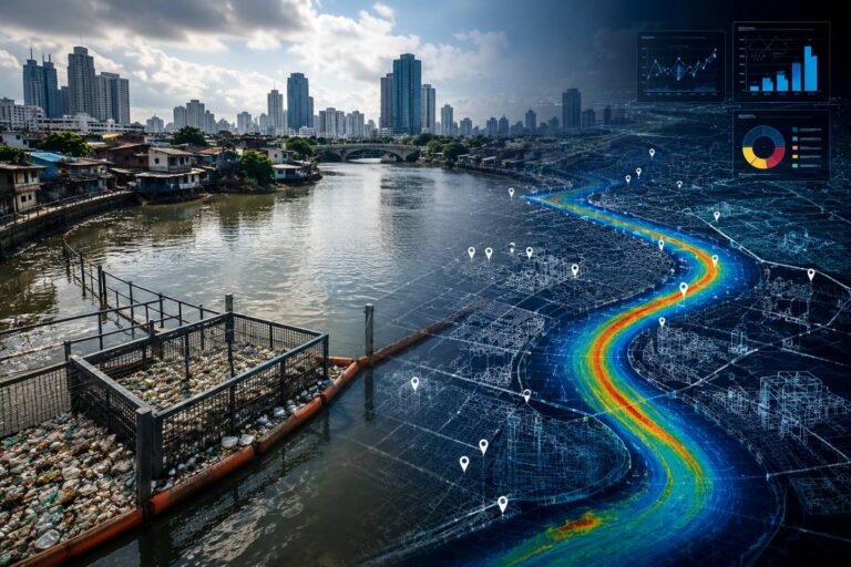 Pasig River Digital Twin Builds a Shared Picture of Plastic Pollution
