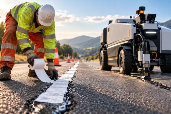 From Toilet Paper to Robots - How Road Crack Sealing Has Evolved