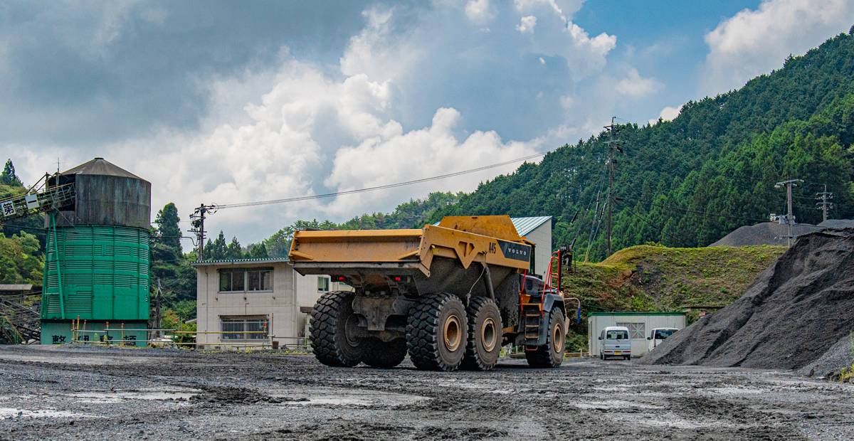 Volvo A45 Hauler Makes its Japanese Quarry Debut