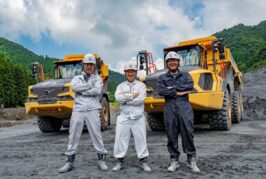 Volvo A45 Hauler Makes its Japanese Quarry Debut