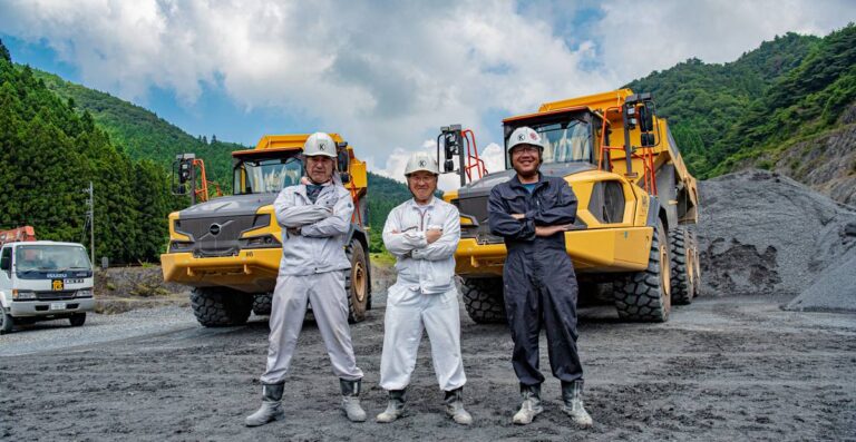 Volvo A45 Hauler Makes its Japanese Quarry Debut