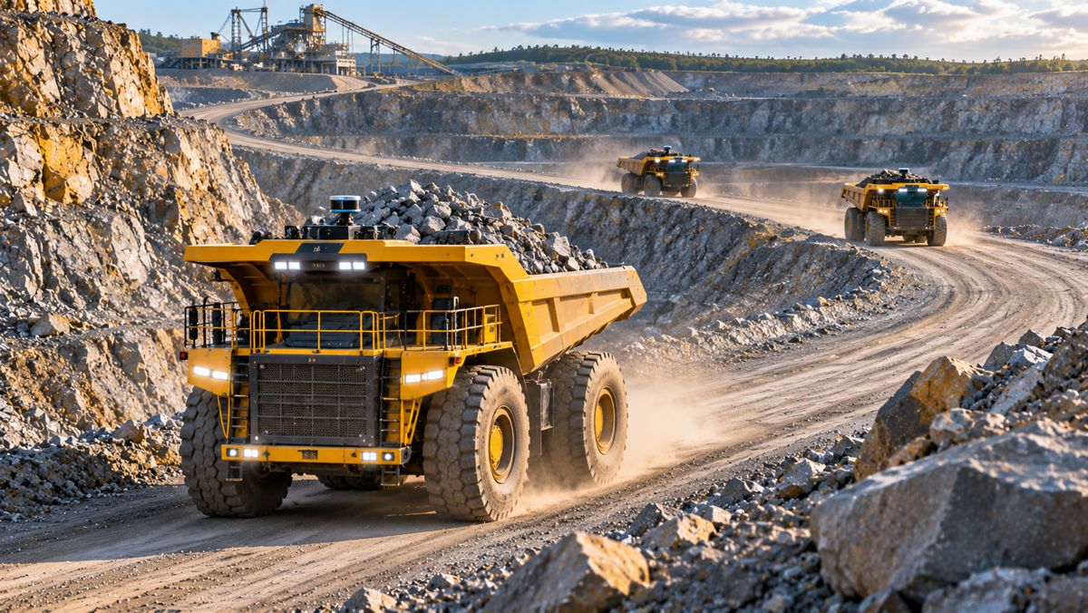 Autonomous Haul Trucks in a Golden Quarry