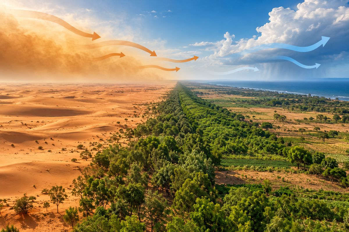 Desert Winds, Greening Belt, Distant Sea