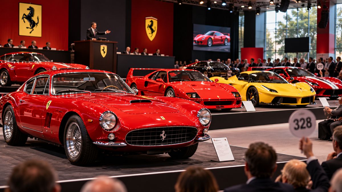 Ferrari Auction_ Classic Elegance and Bidding
