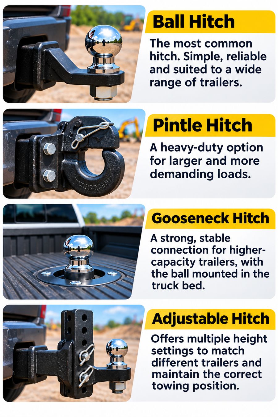 Four Essential Trailer Hitch Types