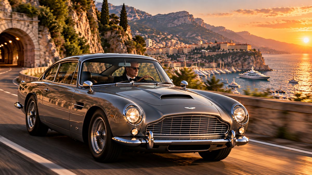 Golden-Hour Drive Along the Riviera
