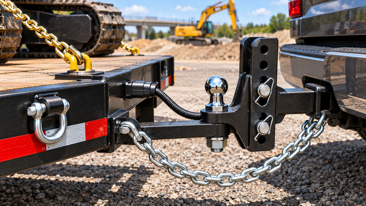 Heavy-Duty Hitch Connection at Work