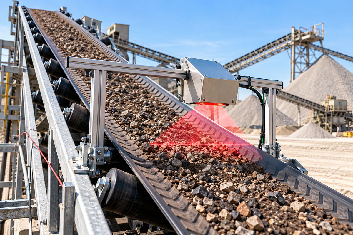 Colorbiotics GEM Vision Brings Laser Measurement to Aggregate Conveyors
