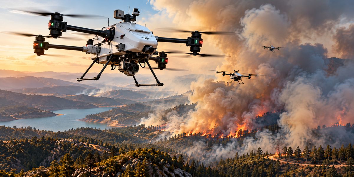 LiDAR Gives Autonomous Firefighting Drones a Longer View of the Fireground