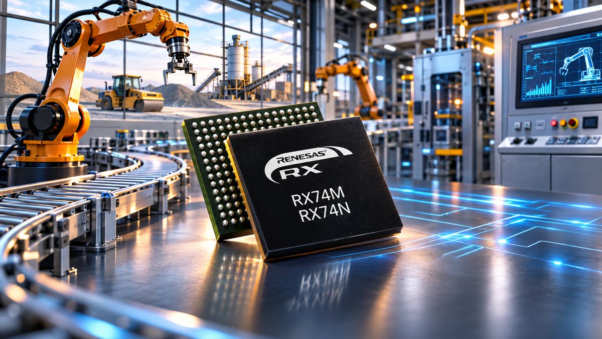 Renesas Brings 600 MHz Processing and MRAM to Industrial Automation