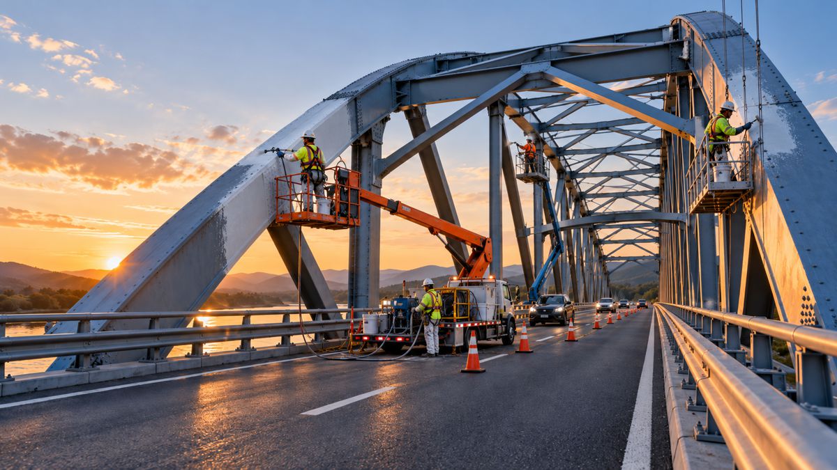 Sunset Bridge Maintenance Crew
